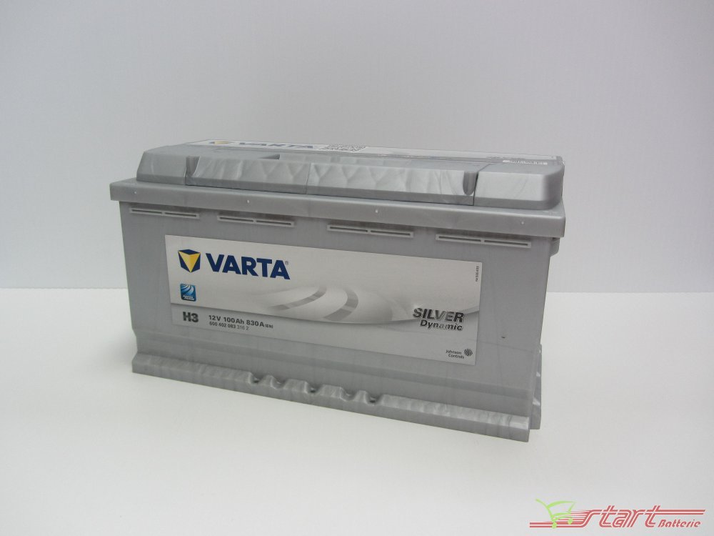 Varta H3 - Autobatterie Silver Dynamic 12V / 100Ah / 830A, 110,95 €
